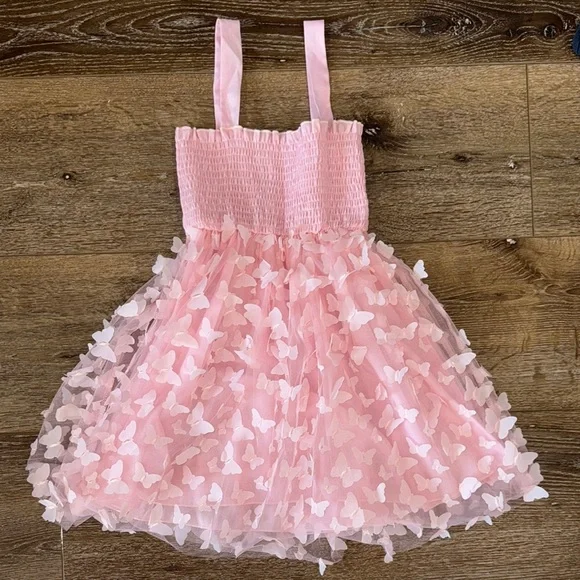 Pink Butterfly Dress - Picture 1 of 4